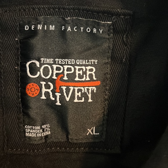 Vintage  Copper River Denim Factory Mens Denim Jacket Size XL - Picture 3 of 6